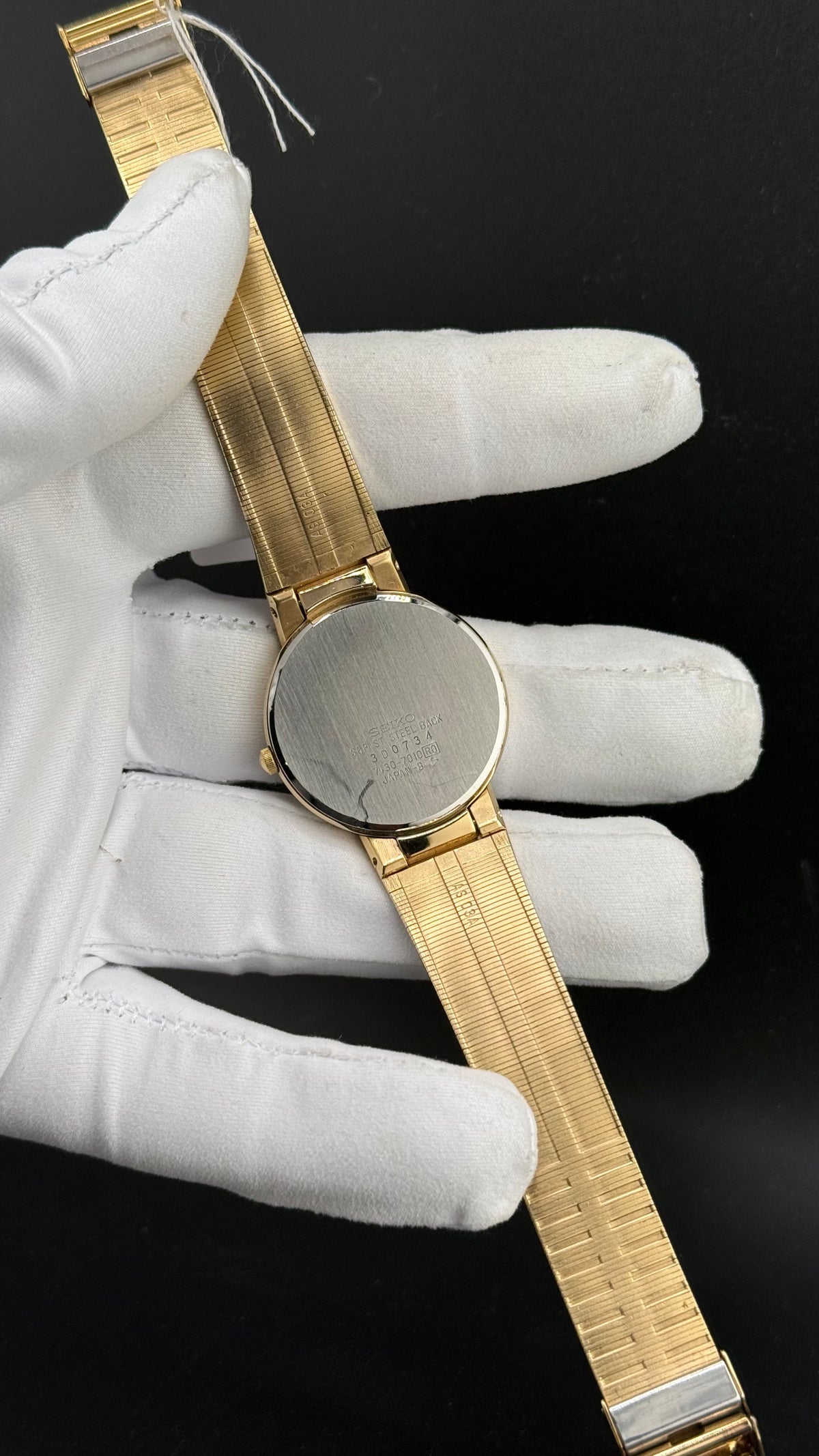 Seiko – Torsade Bracelet Intégré 7430-7010 NOS – 1983