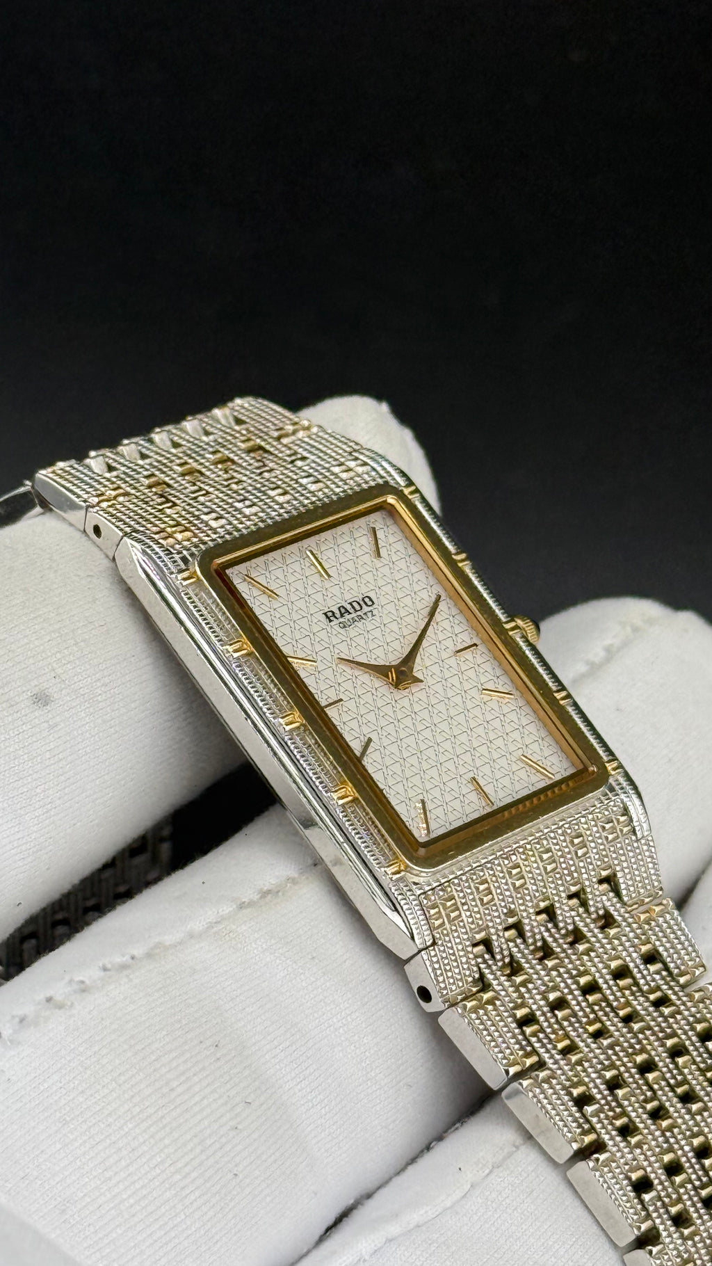 Rado Tank White Gold Frosted RAD-19