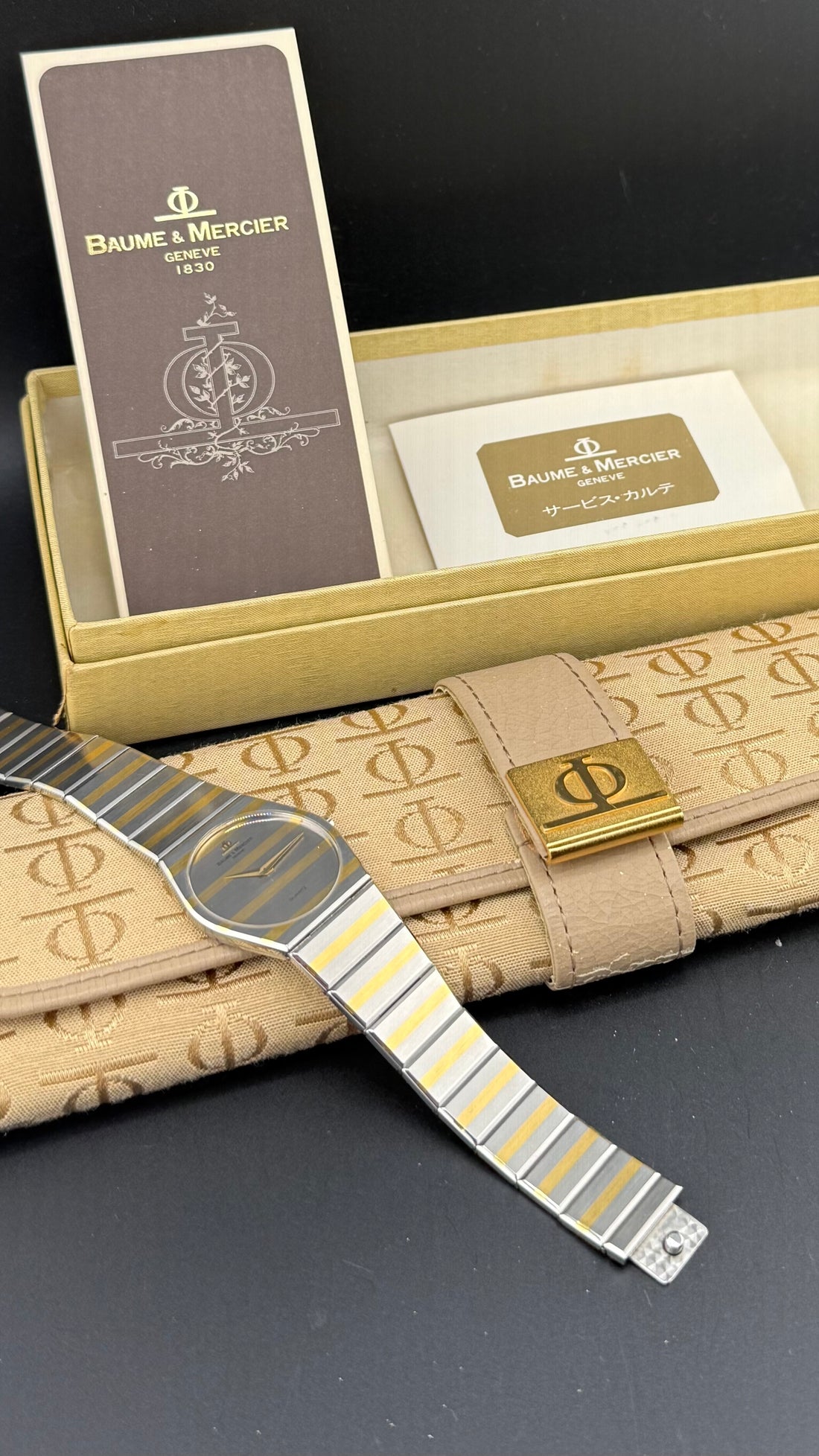 Baume & Mercier – Monte Carlo Zebra – Années 80
