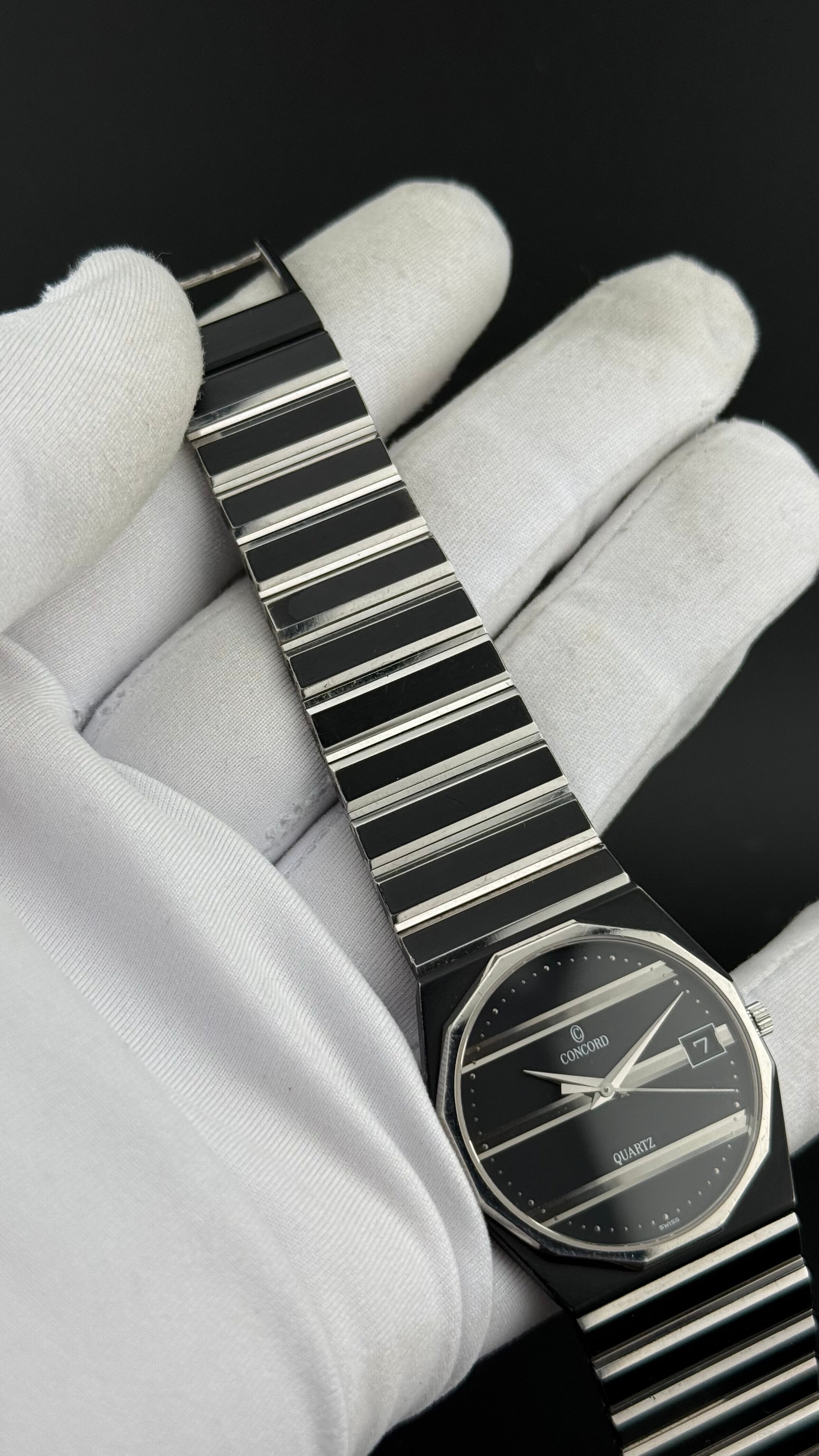 Concord – Mariner SG Black PVD & 18K White Gold