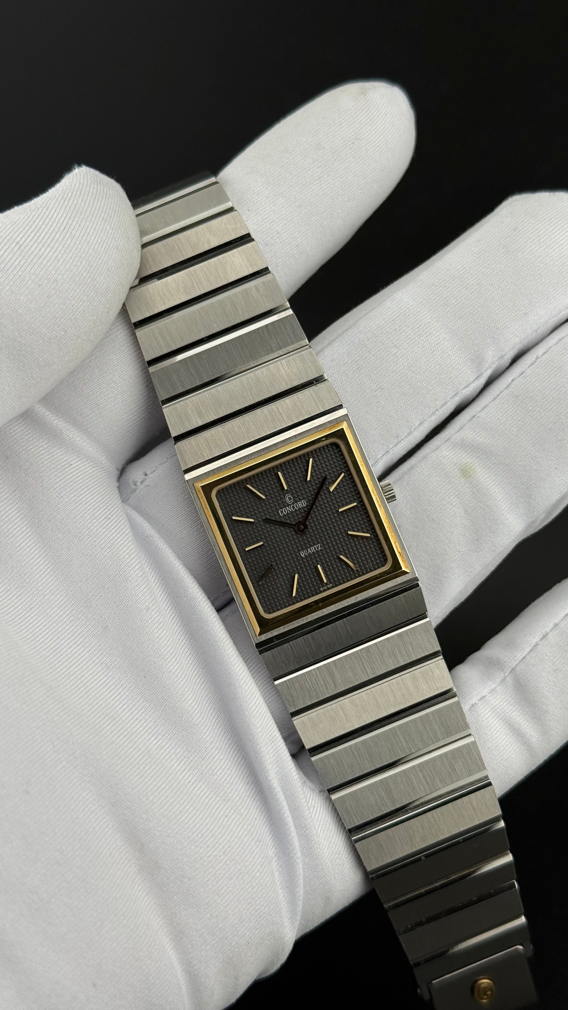 Concord – Mariner SG Square Black Dial – 1985