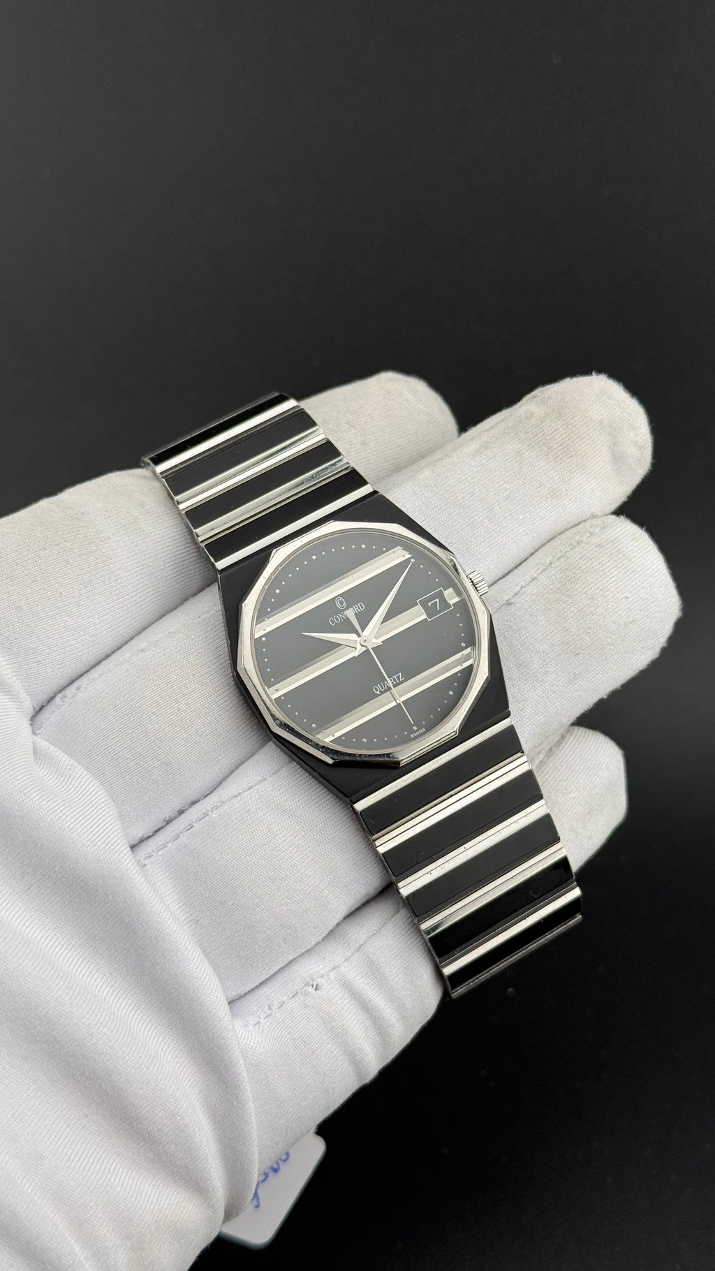 Concord – Mariner SG Black PVD & 18K White Gold