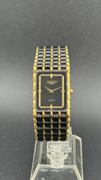 Longines – QWR Black PVD & Gold – 1980