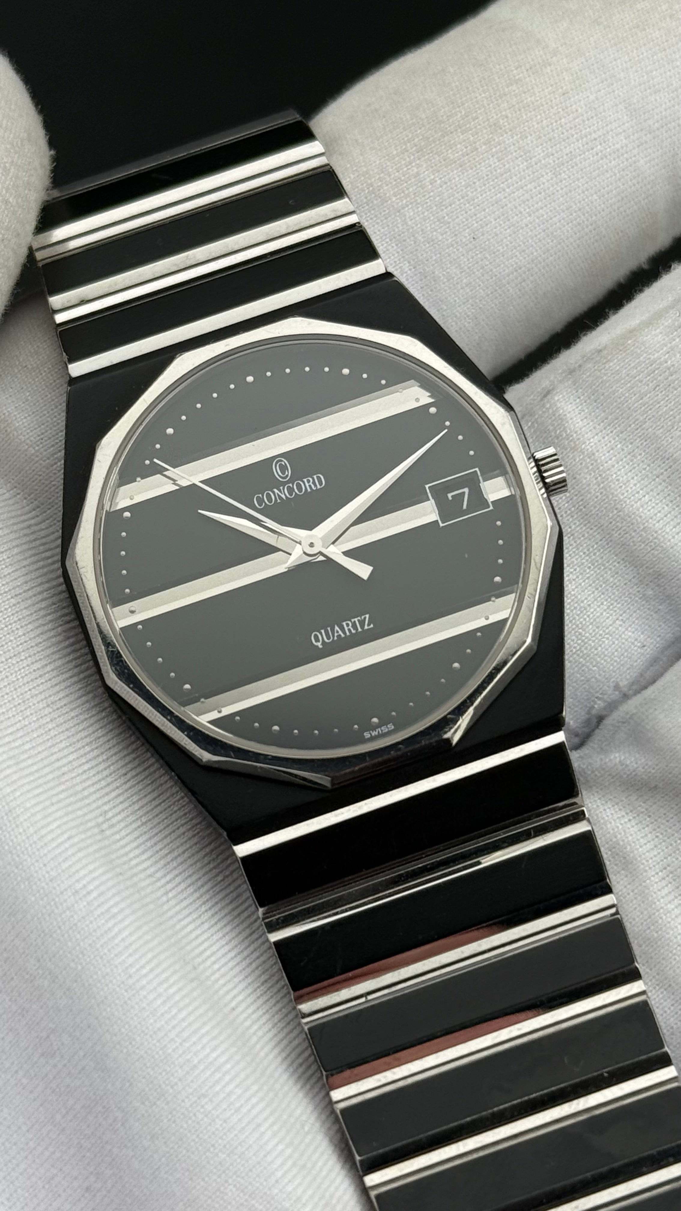 Concord – Mariner SG Black PVD & 18K White Gold