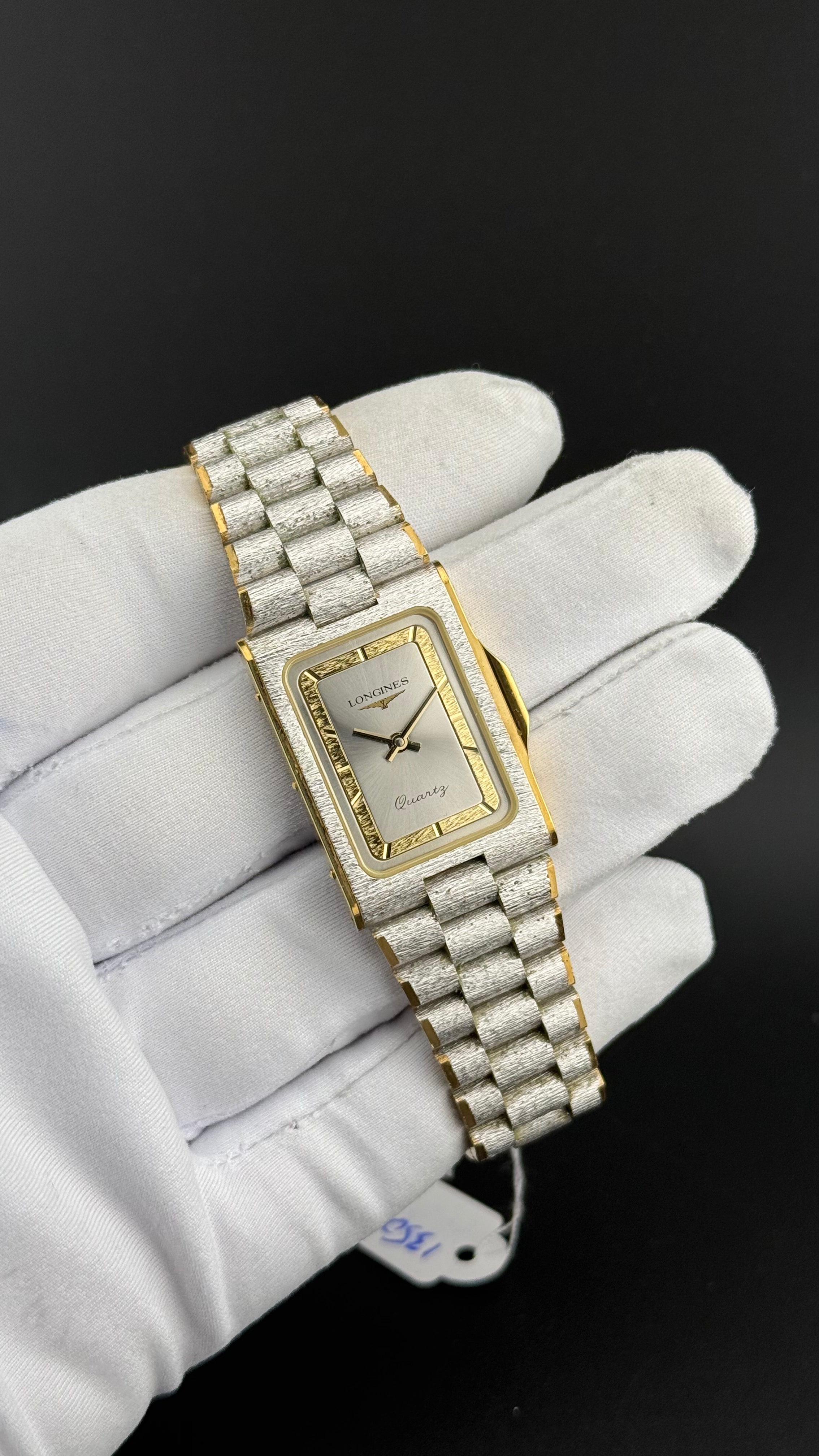 Longines – Olympics 1984 Frosted White Gold - Box & Papers
