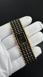 Longines – QWR Black PVD & Gold – 1980