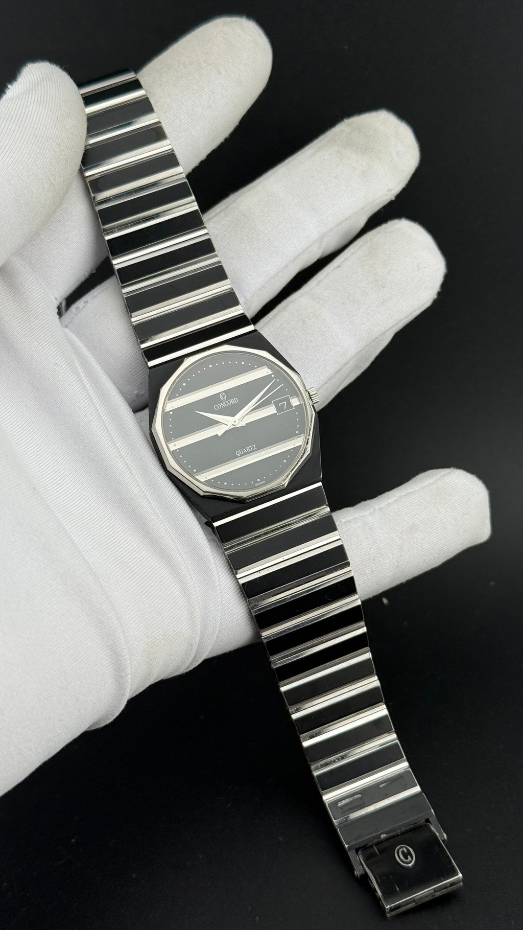 Concord – Mariner SG Black PVD & 18K White Gold