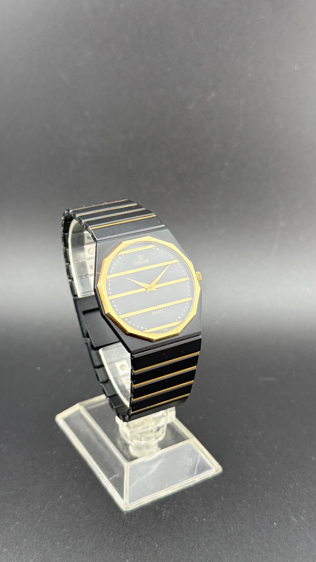 Concord – Mariner SG - PVD Noir & Or 18K – 1980s