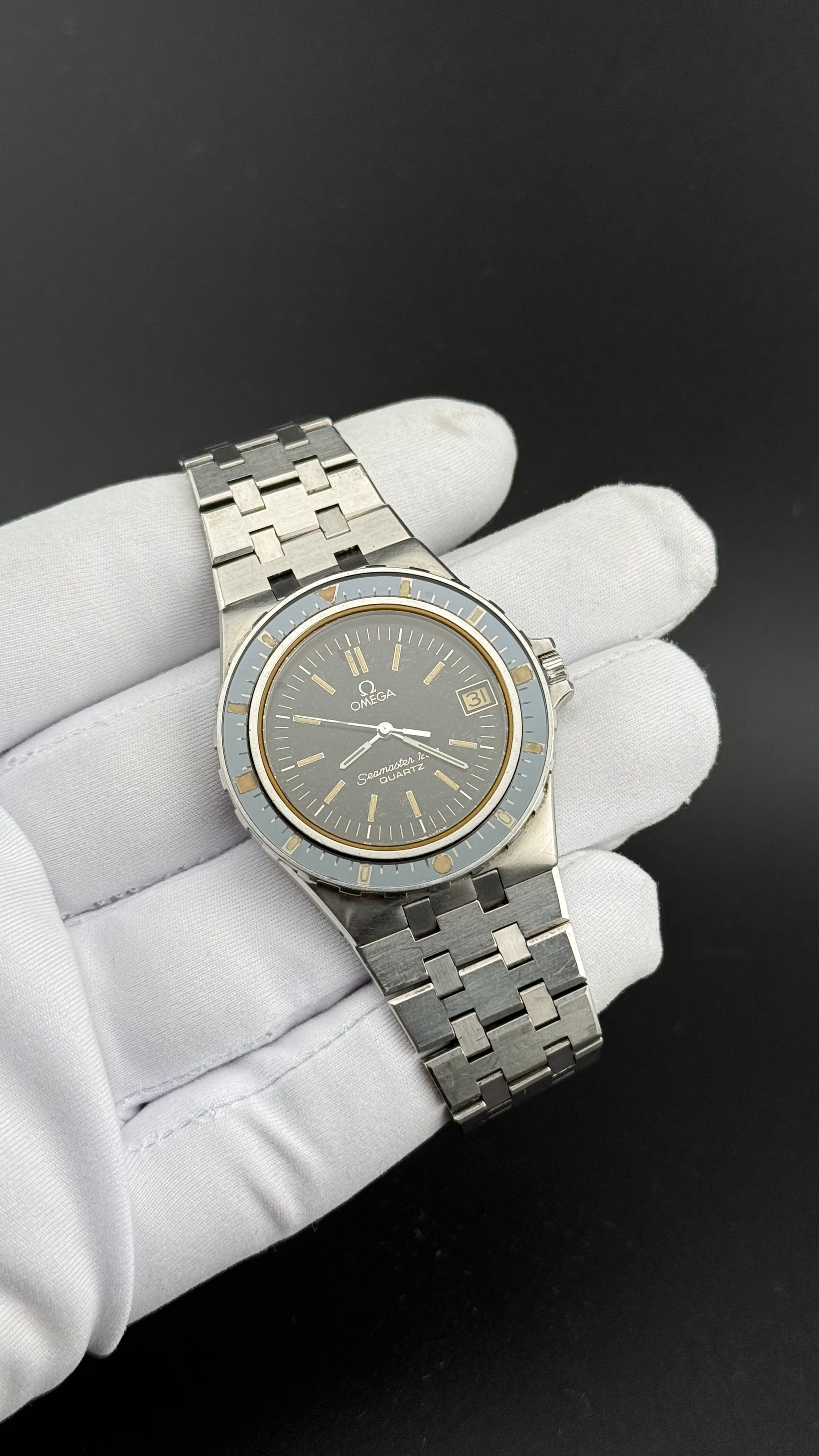 Omega Seamaster 120m 196.0185 1980 intact bezel | Very Vintage