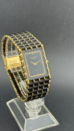 Longines – QWR Black PVD & Gold – 1980