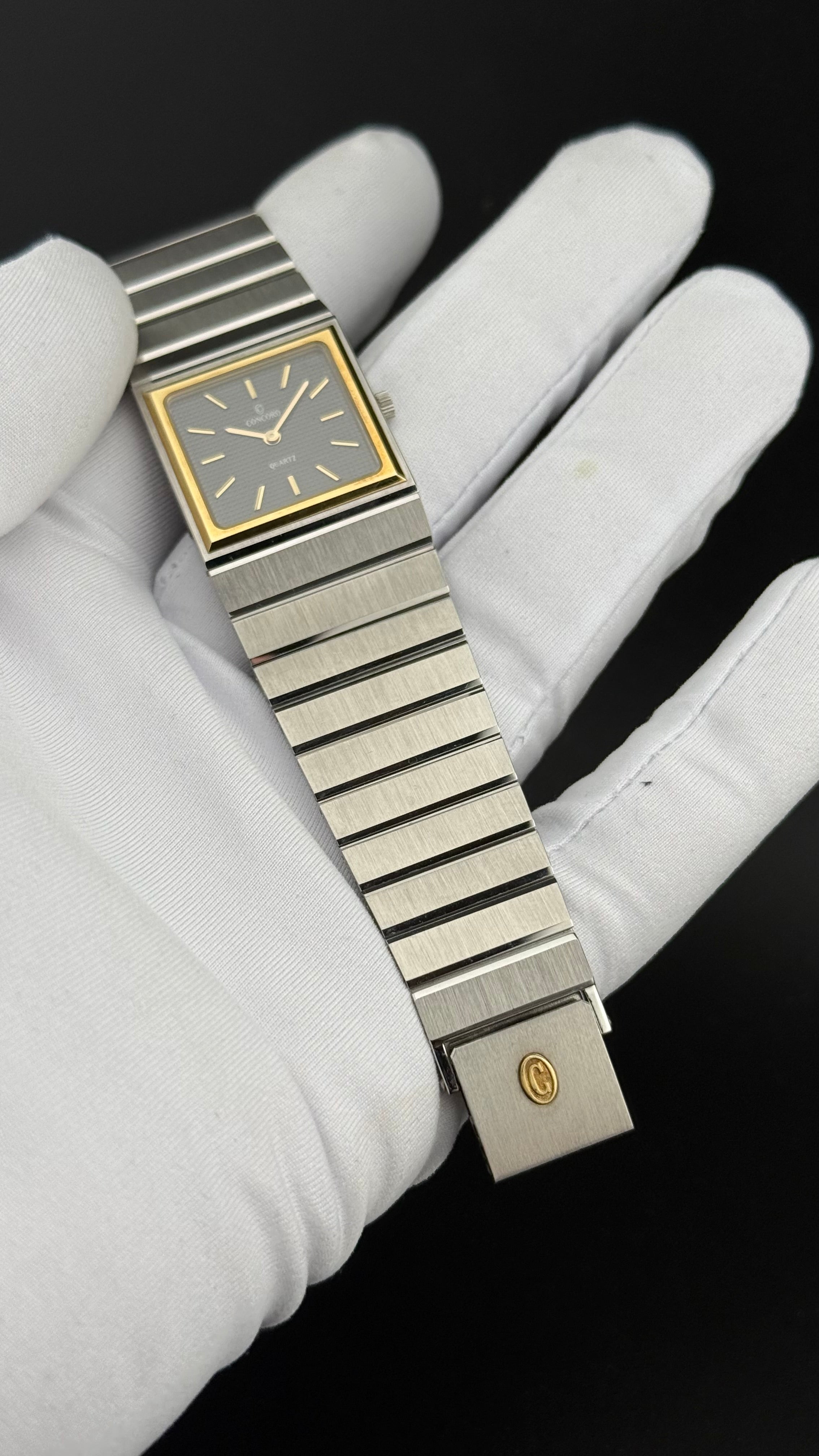 Concord – Mariner SG Square Black Dial – 1985