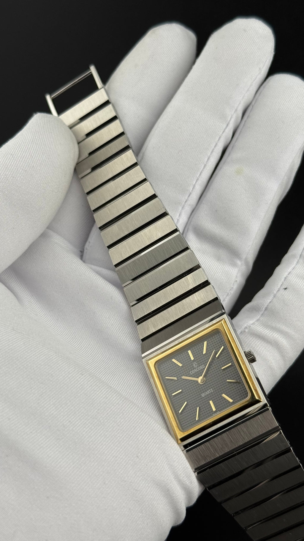 Concord – Mariner SG Square Black Dial – 1985