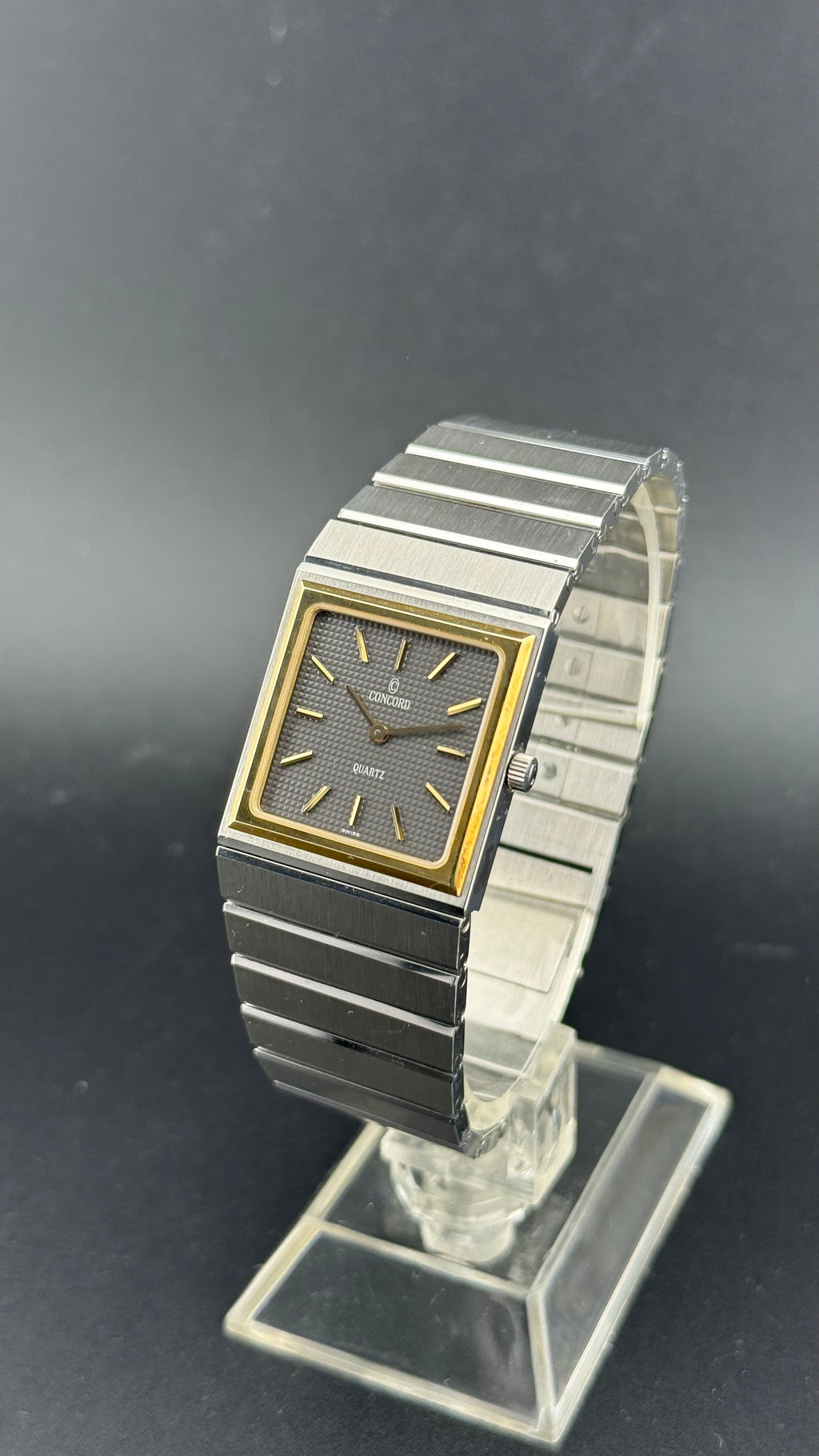 Concord – Mariner SG Square Black Dial – 1985
