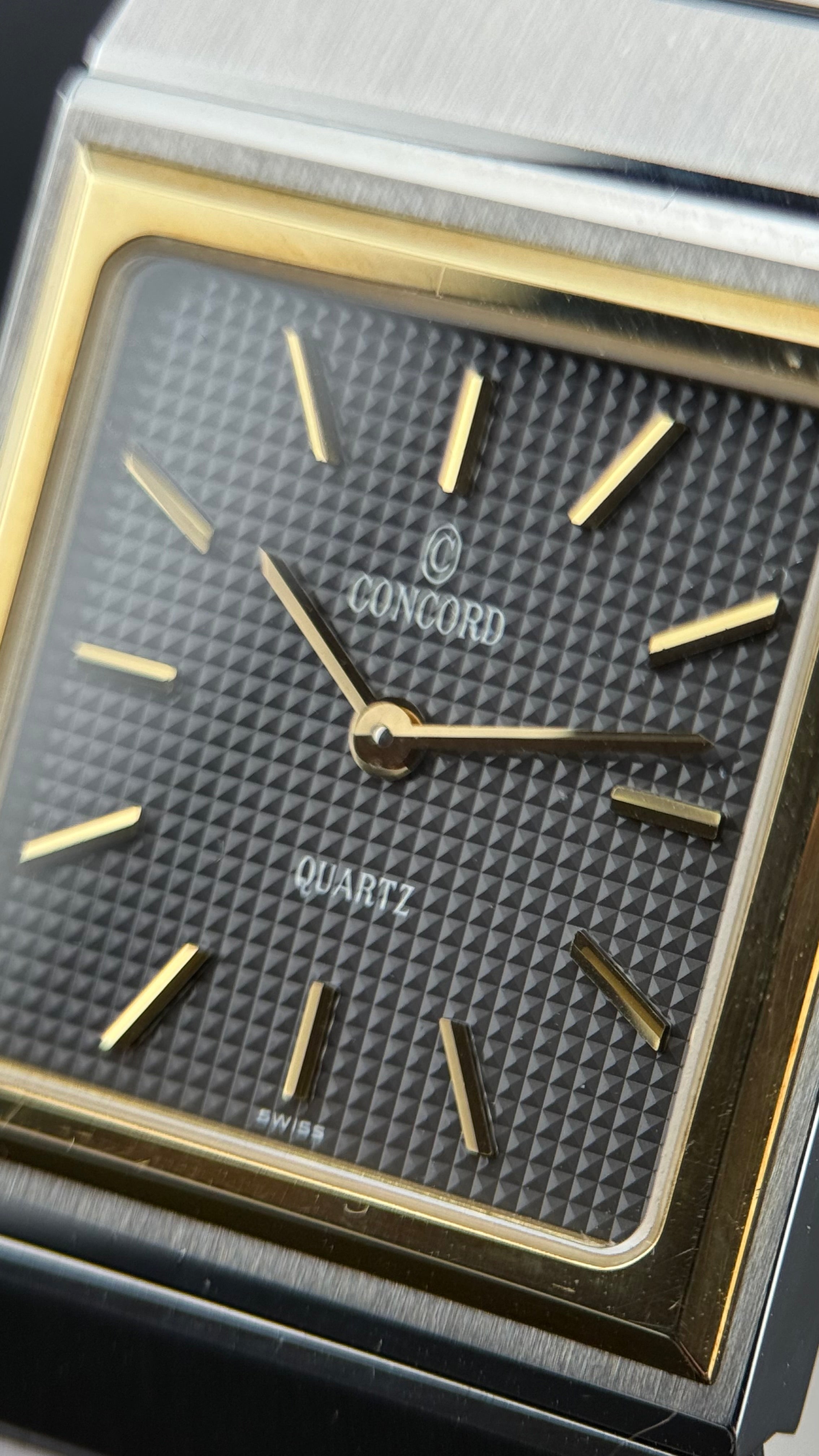Concord – Mariner SG Square Black Dial – 1985