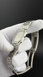Credor – 9300-5050 Cadran gris liseré noir – 1980