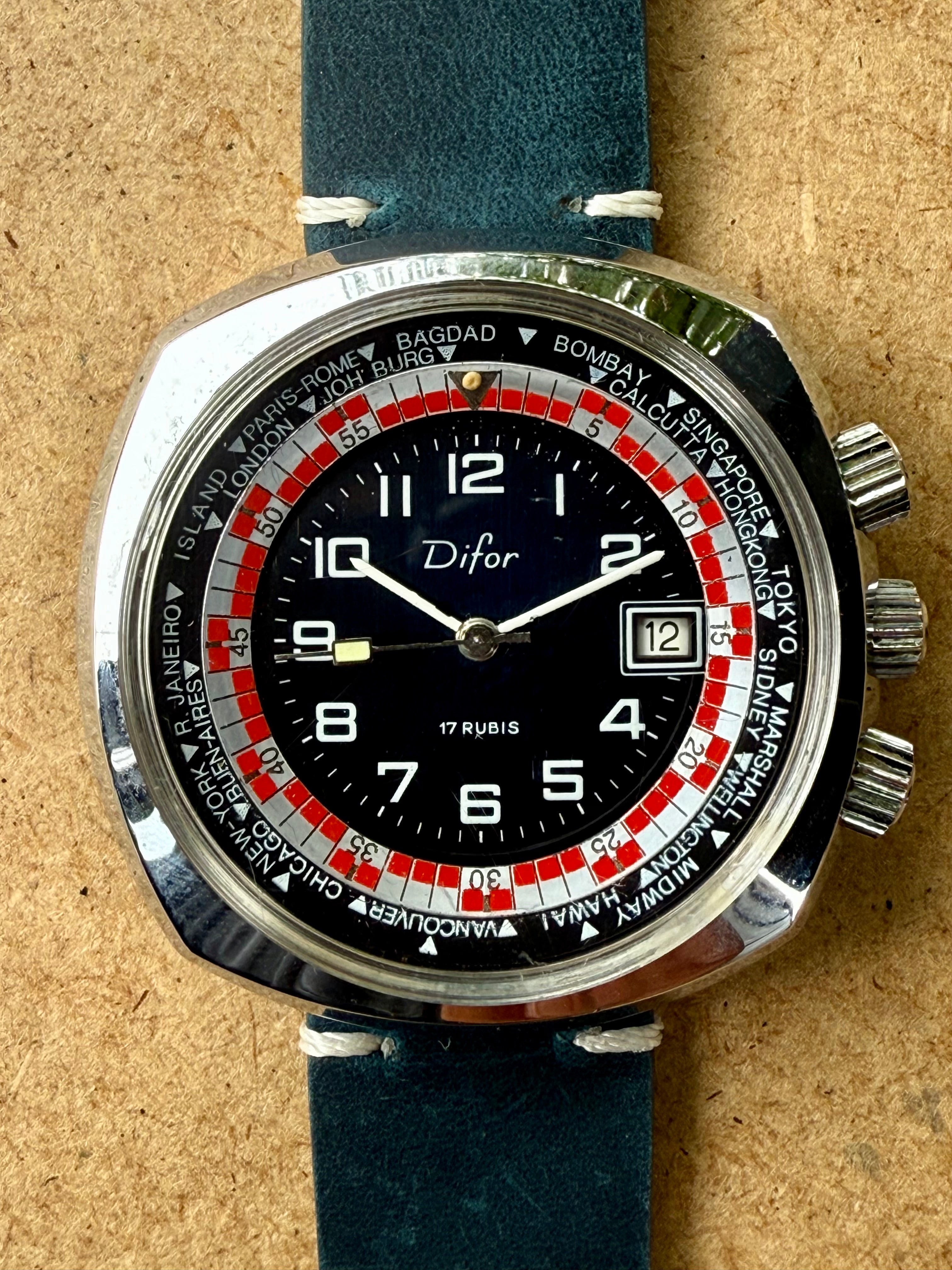 Difor – Worltimer super étanche – 1970