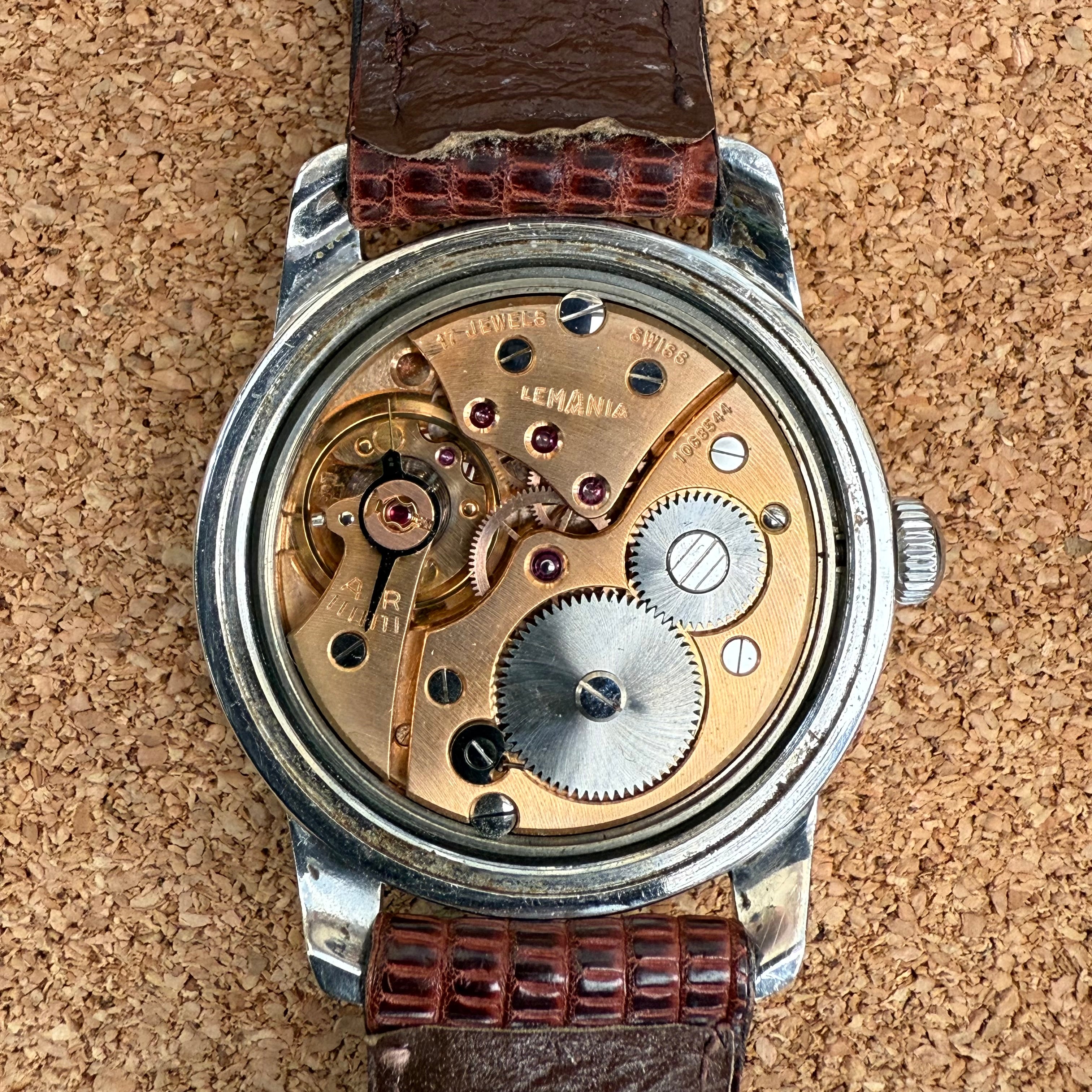 Lemania – HoneyComb Dial – 1952