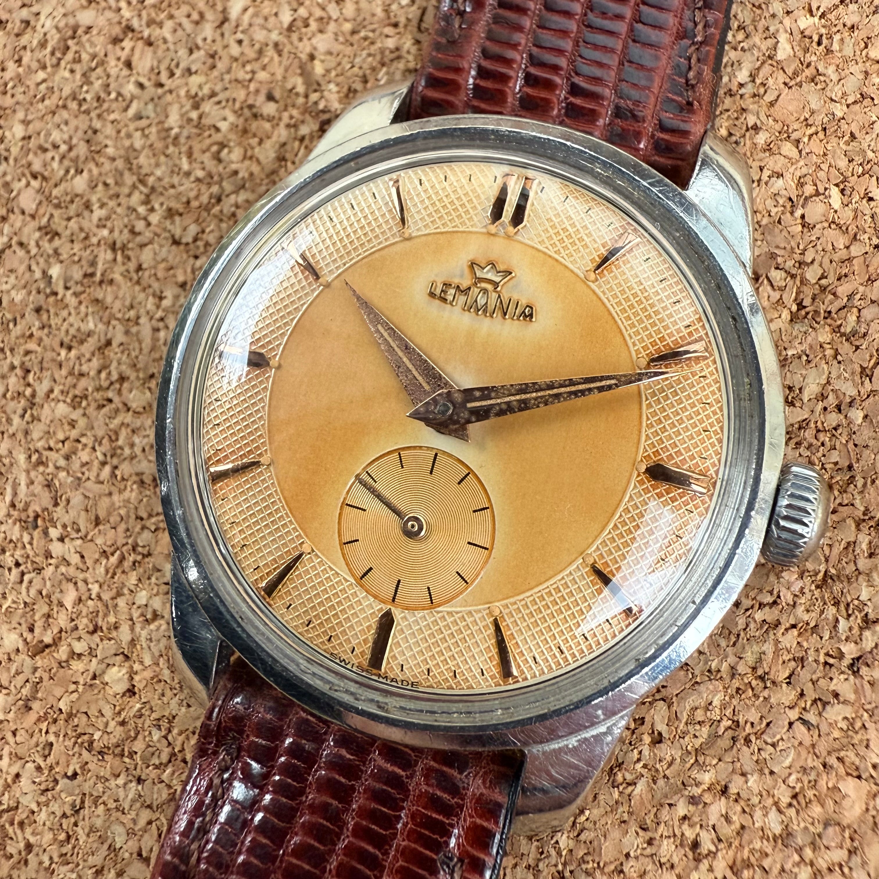 Lemania – HoneyComb Dial – 1952