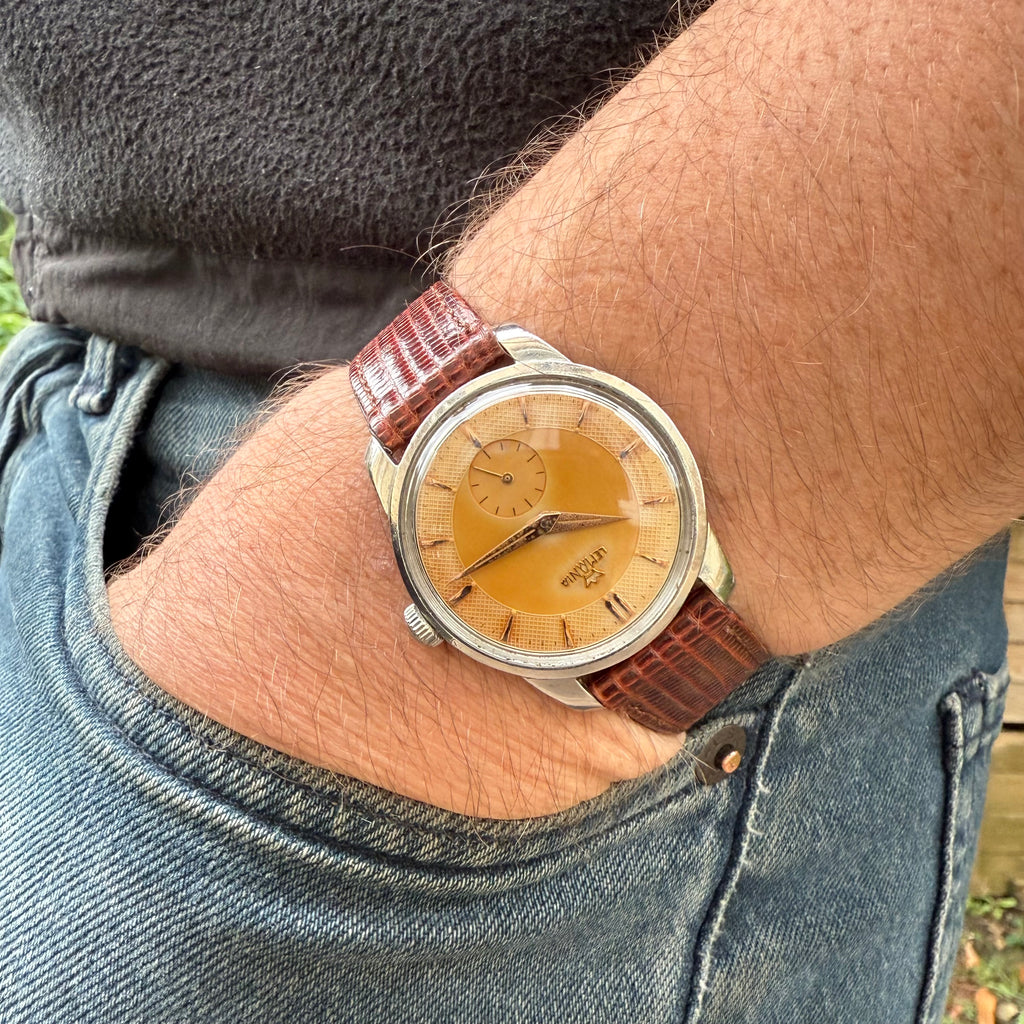 Lemania – HoneyComb Dial – 1952