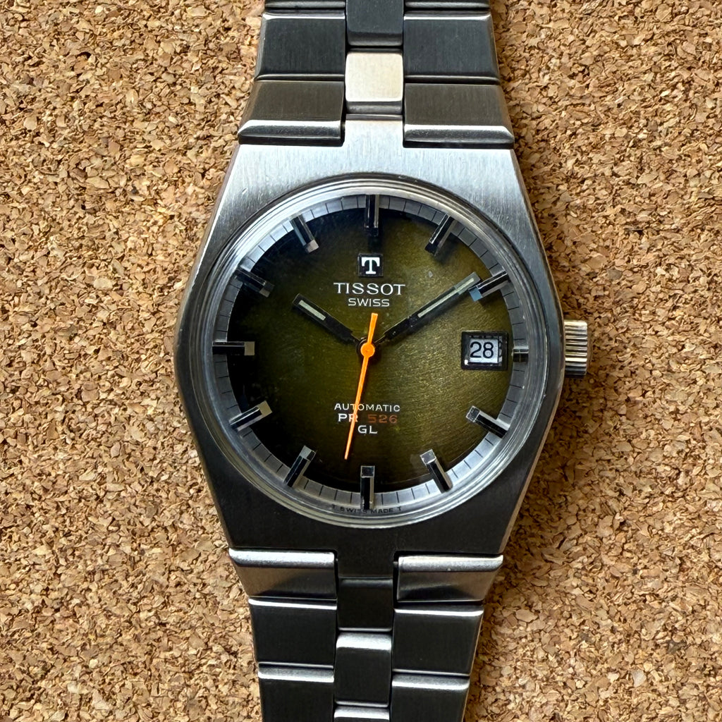 Tissot - PR526 GL Cadran Vert - 1976