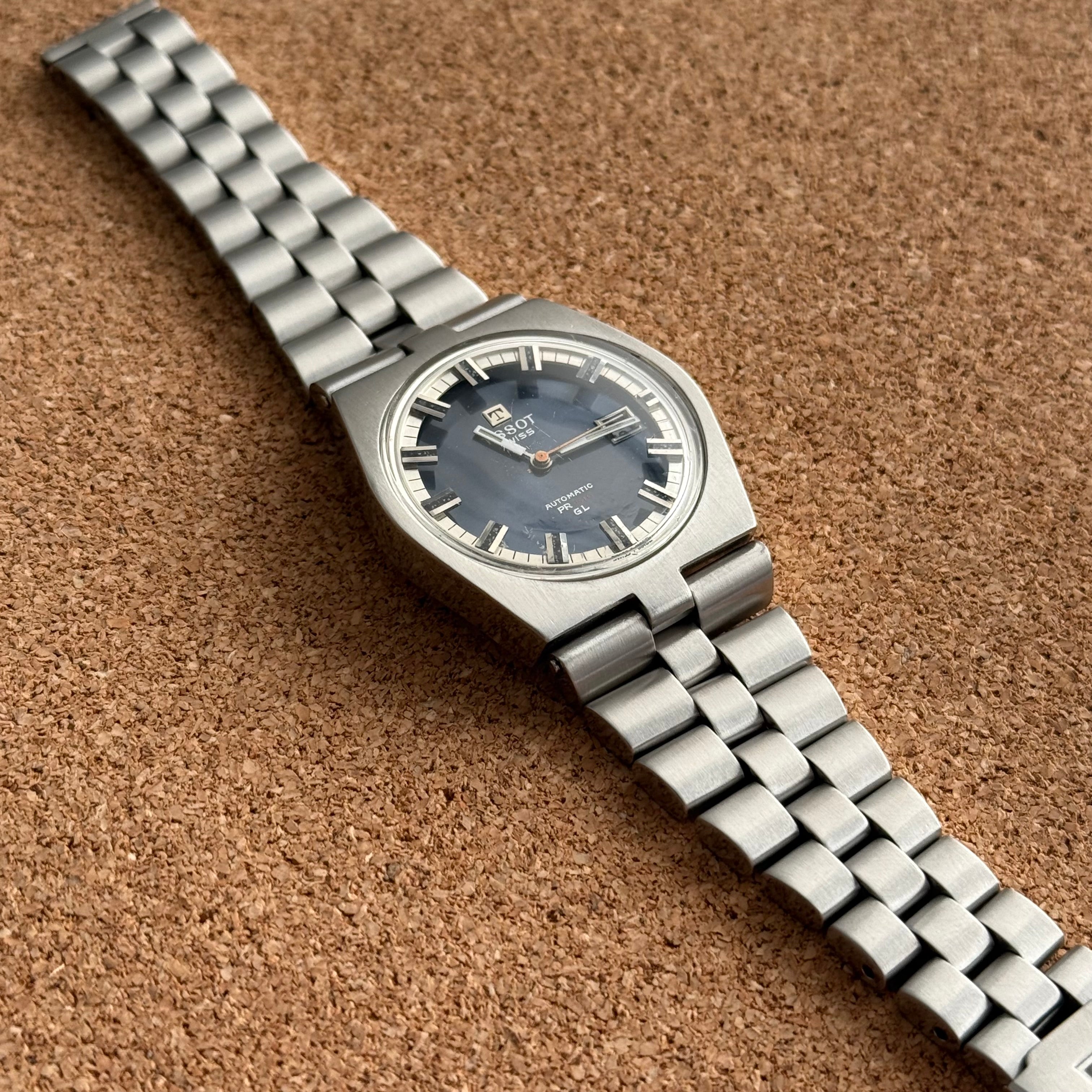 Tissot - PR516 GL Cadran Bleu - 1973