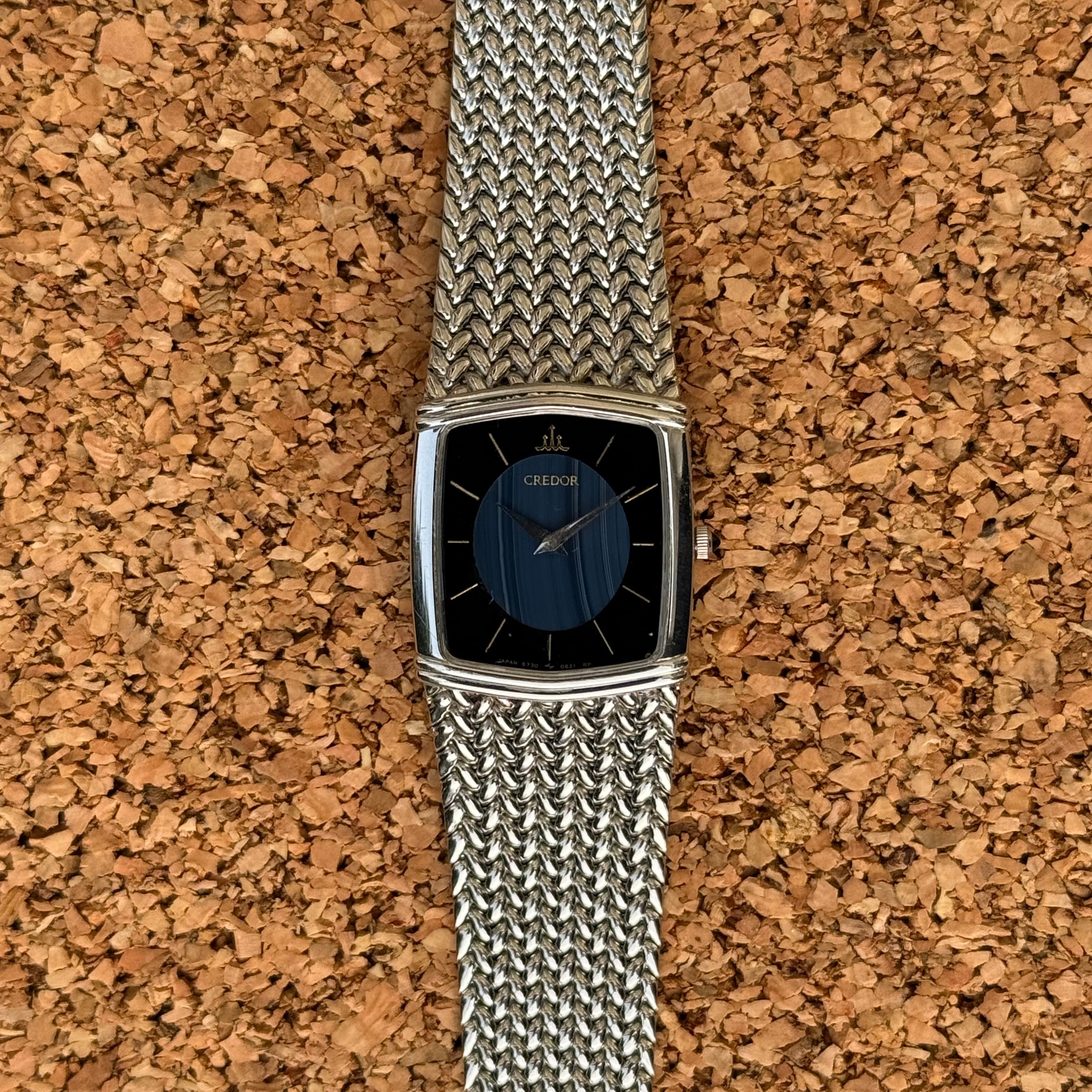 Credor - Ref 6730-5341 Opaline Blue - 1984 – Very Vintage Watches