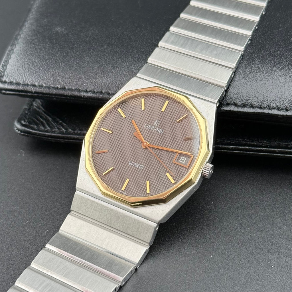 Concord – Mariner SG Waffle Black Dial 2 – 1985