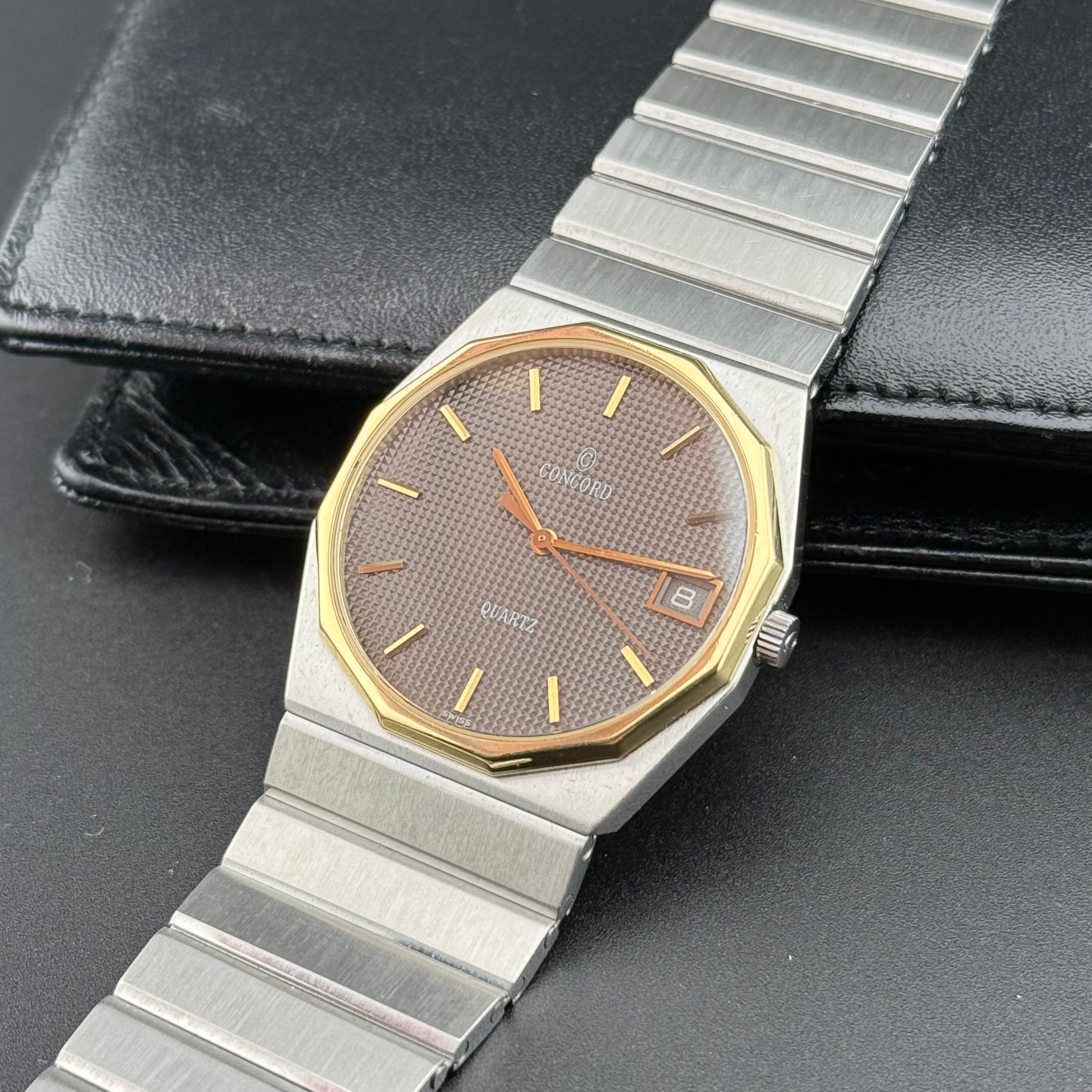 Concord – Mariner SG Waffle Black Dial 2 – 1985