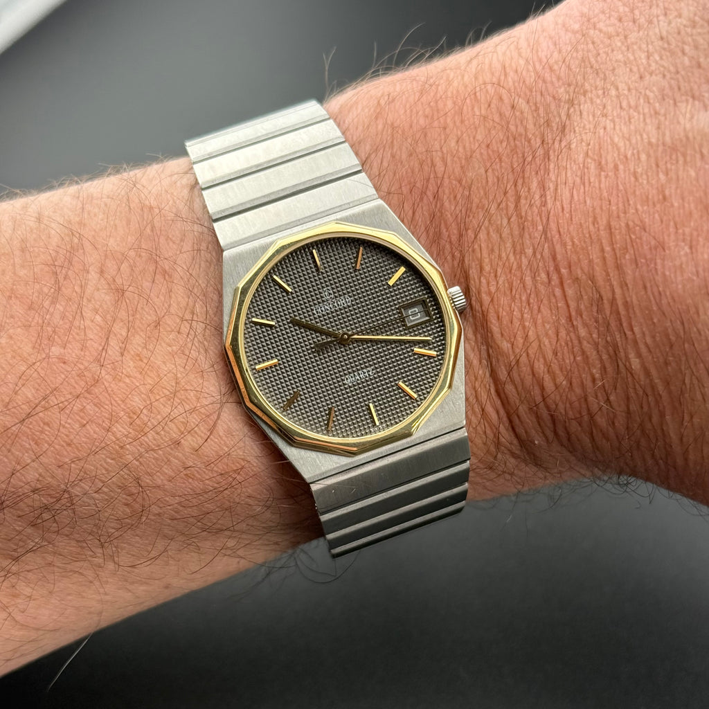 Concord – Mariner SG Waffle Black Dial 2 – 1985