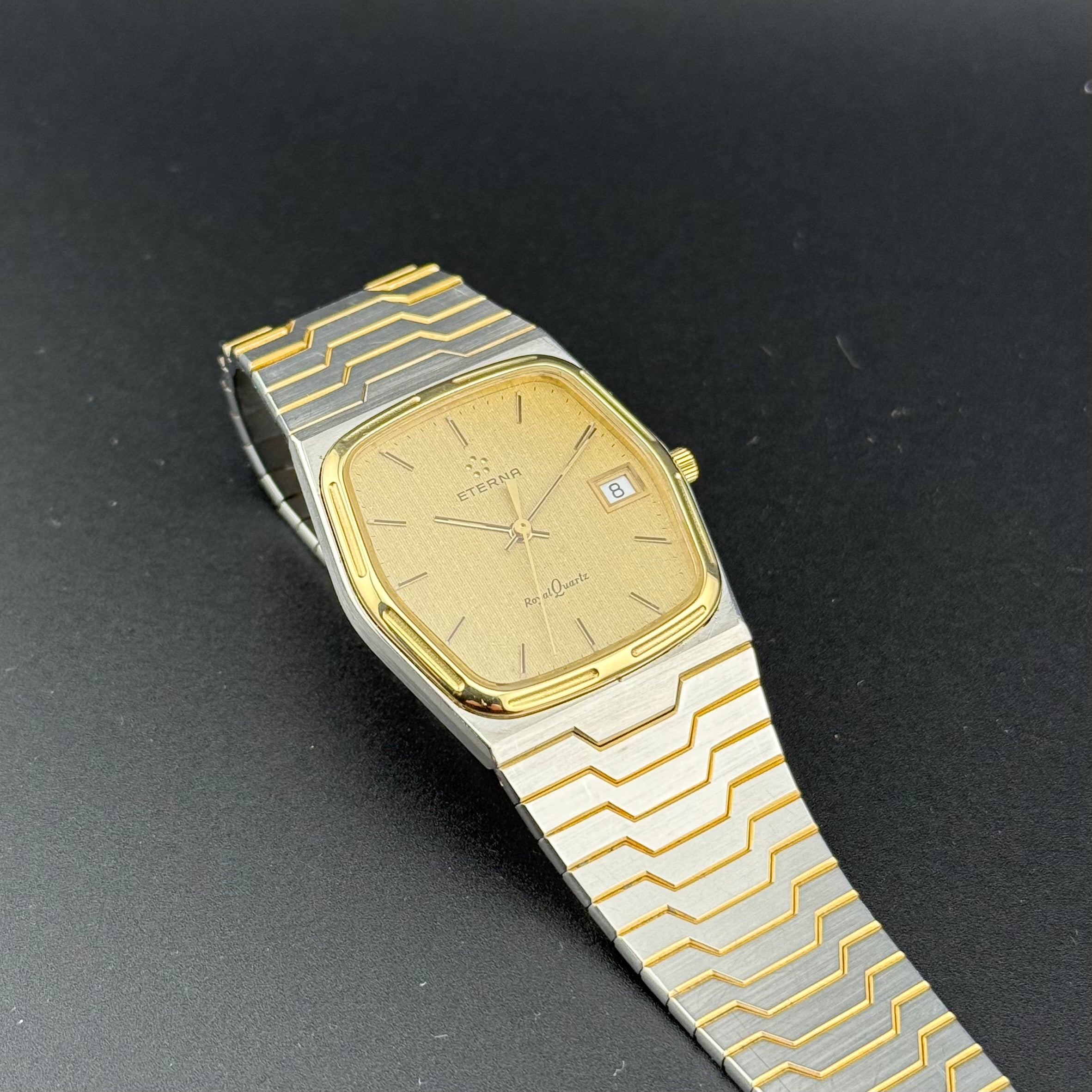 Eterna – Royal Quartz NOS two tone – 1980s