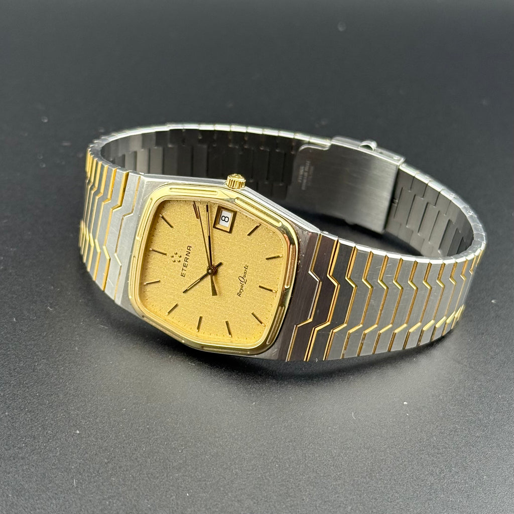 Eterna – Royal Quartz NOS two tone – 1980s