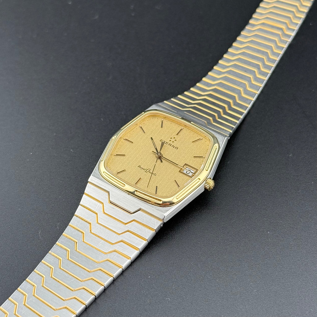 Eterna – Royal Quartz NOS two tone – 1980s
