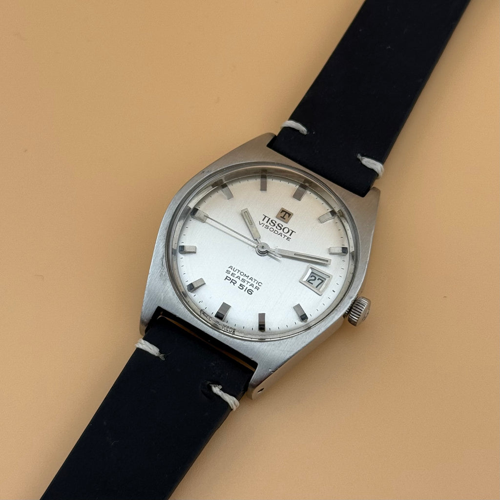 Tissot – PR 516 White Dial – 1970