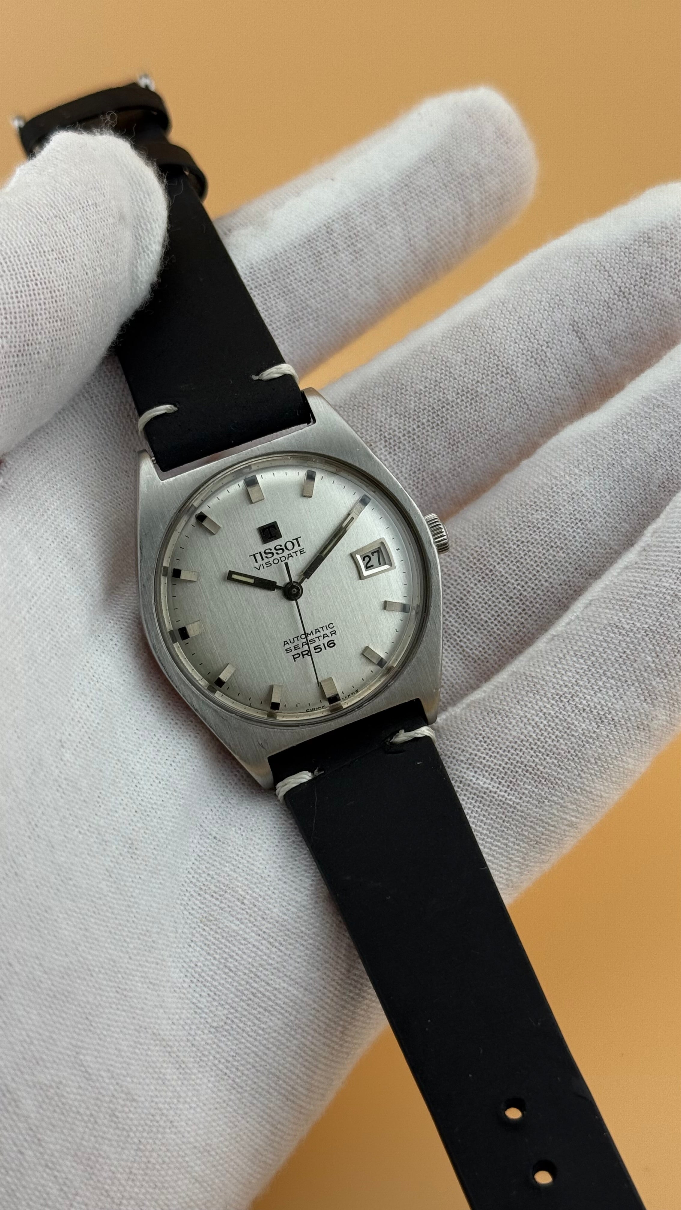 Tissot – PR 516 White Dial – 1970