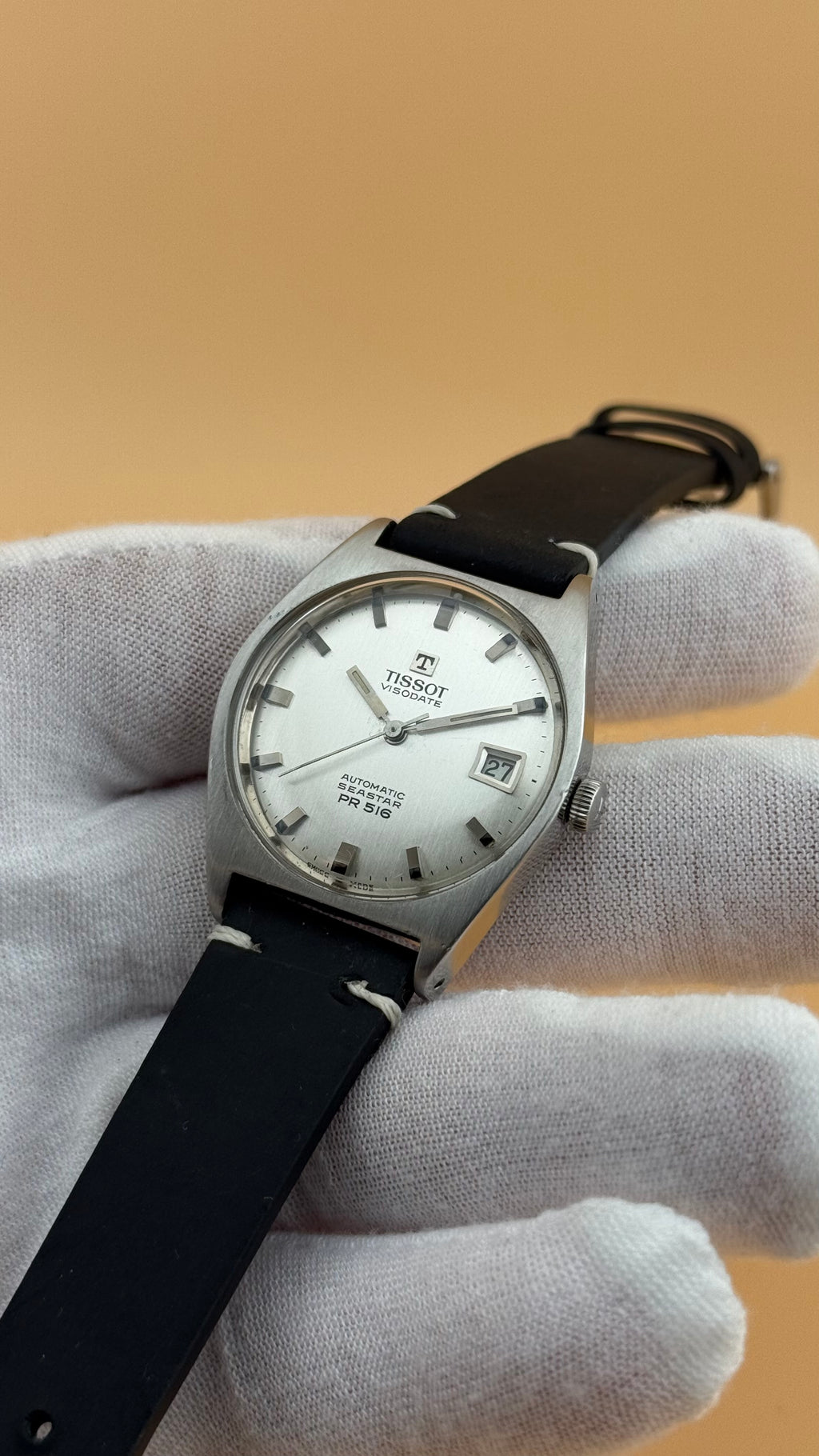 Tissot – PR 516 White Dial – 1970