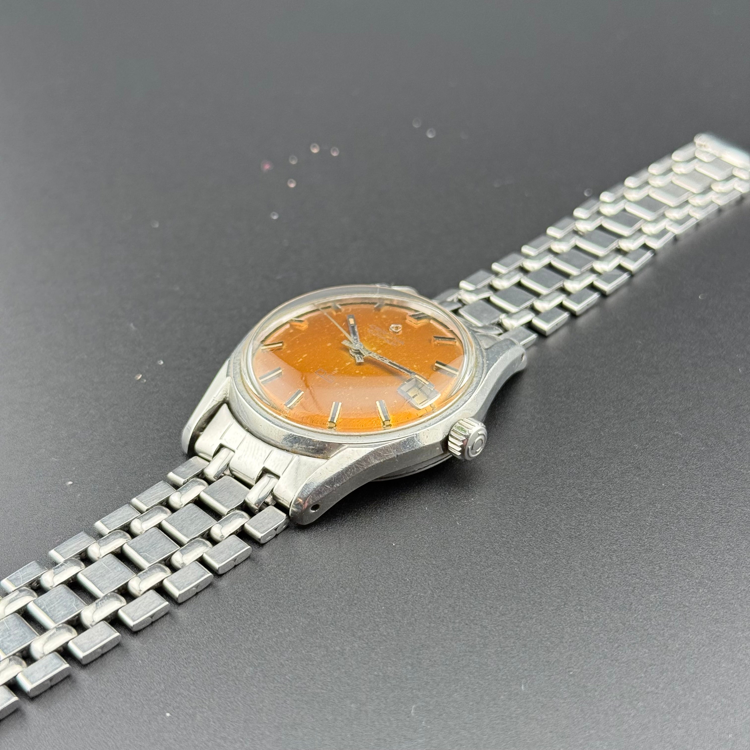 Certina – DS Gay Freres Bracelets - "Tobacco" Patina – 1960s