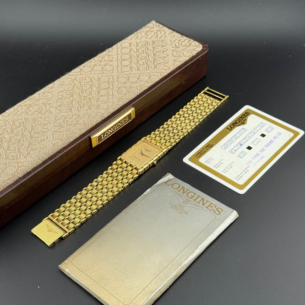 Longines – Tank Gold FullSet – 1980s