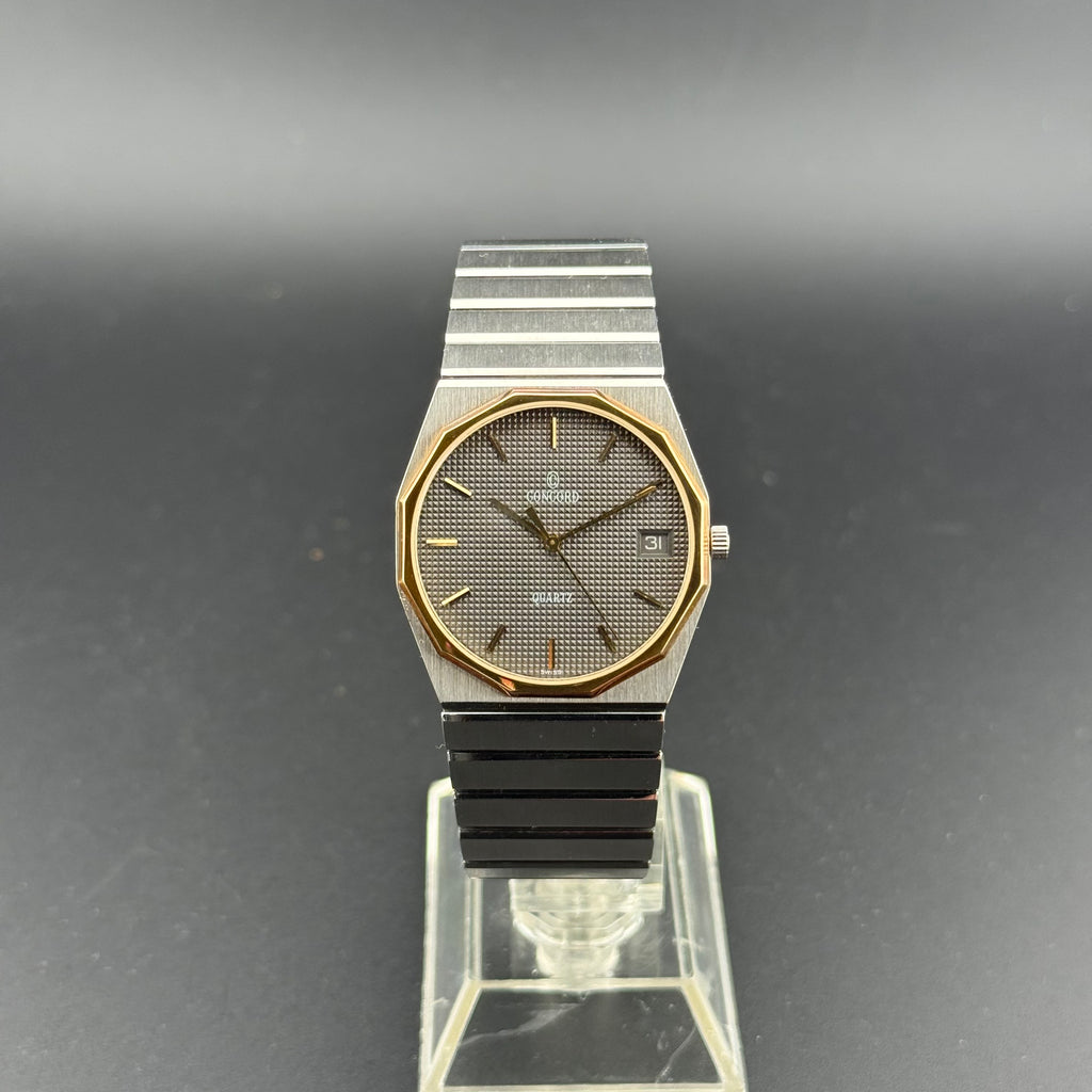 Concord – Mariner SG - Black Dial 18k Yellow Gold Bezel – 1980s