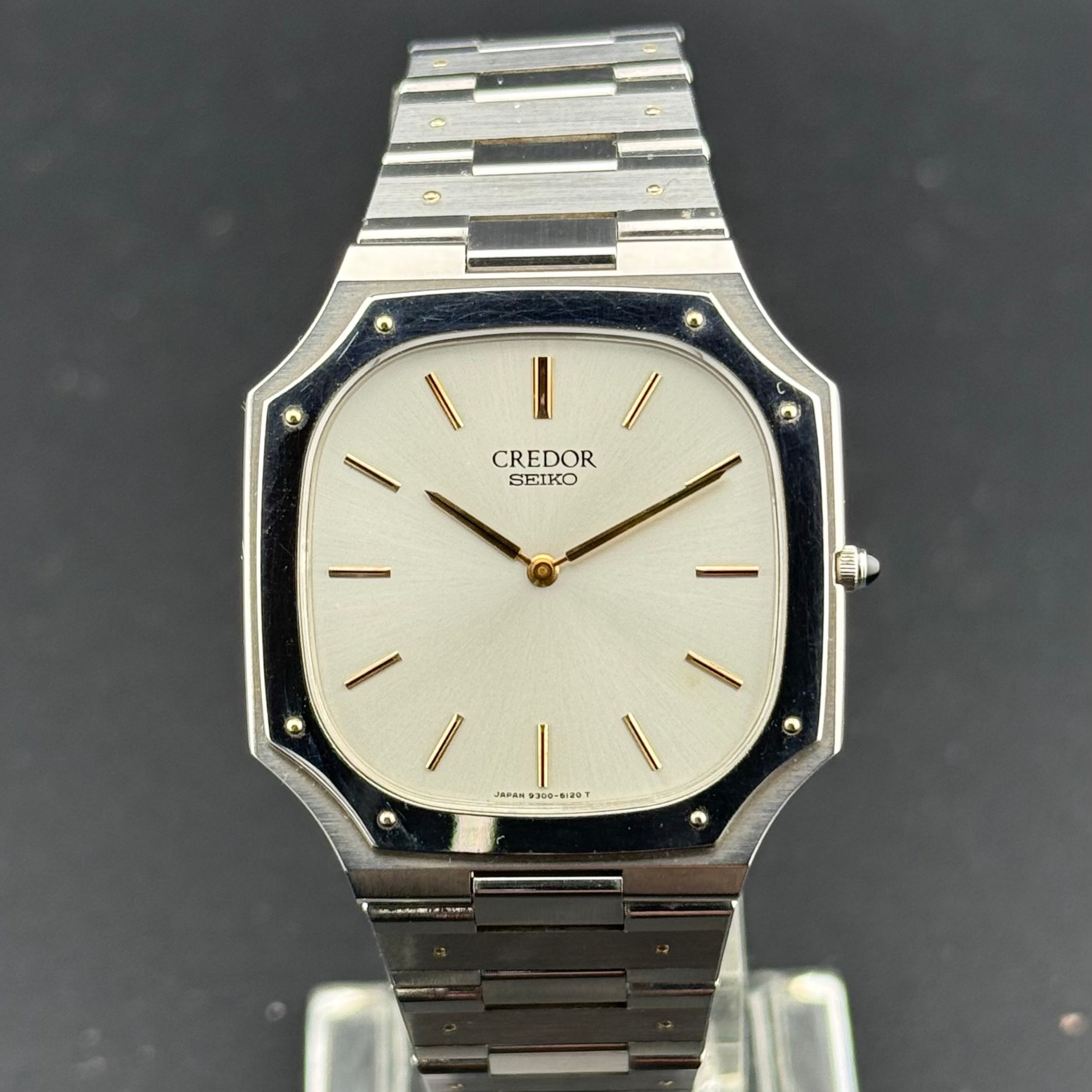 Credor 9300-5070 NOS full link 9300-5070 1980s Genta-inspired