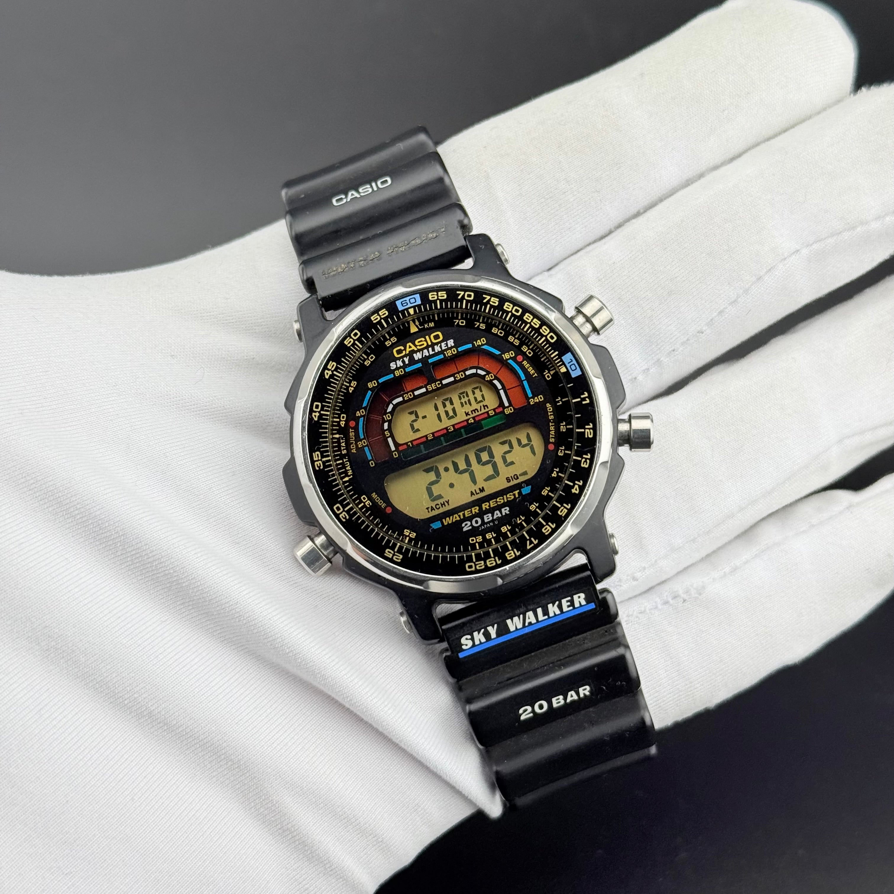 ✨CASIO✨カシオ✨SKY WALKER✨DW-401✨ヴィンテージ✨腕時計✨ Casio Sky Walker - Ref DW-401 – Very Vintage Watches