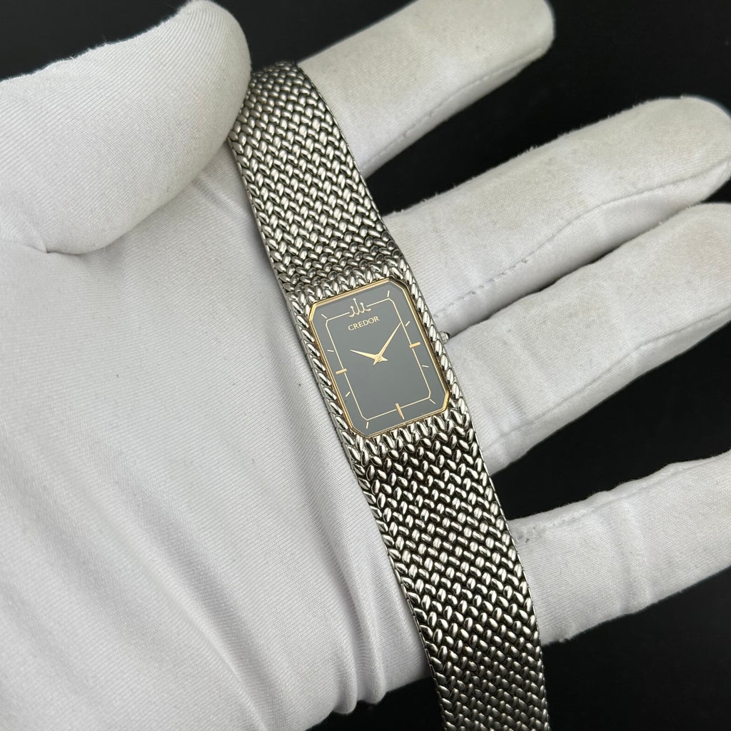 Credor – 2F70-5330 Black Dial – 1988