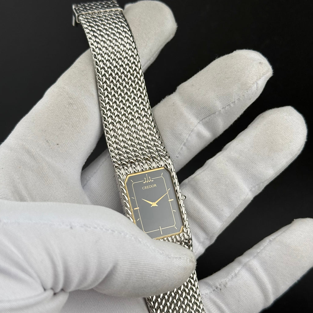 Credor – 2F70-5330 Black Dial – 1988