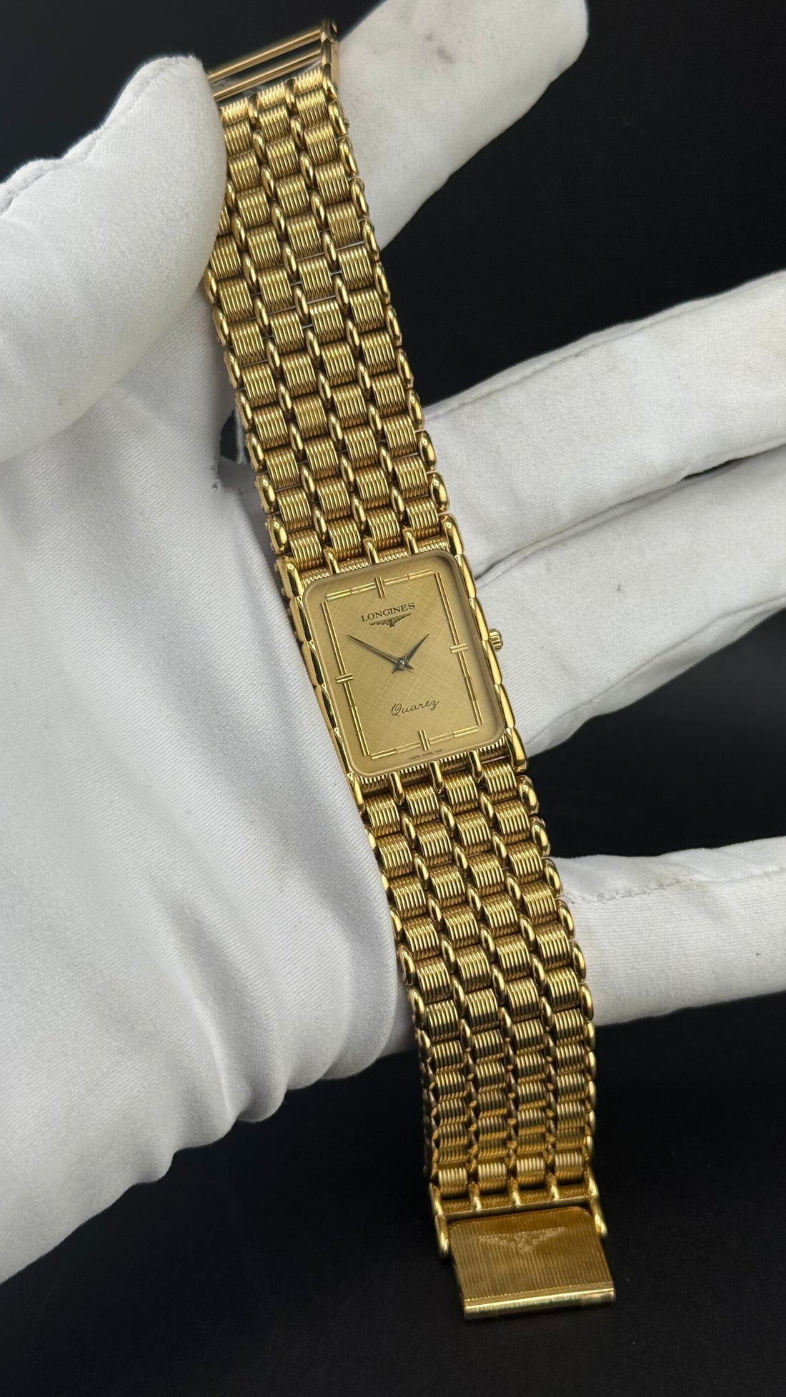 Longines – Tank Gold État Neuf – 1980s